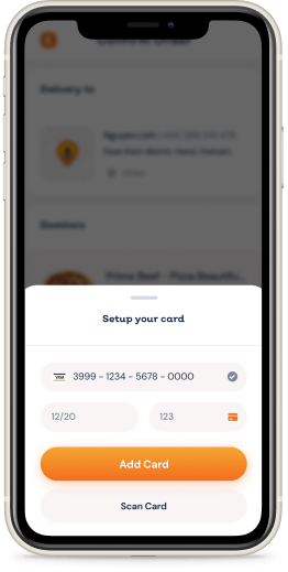Methods of payment — screen 3