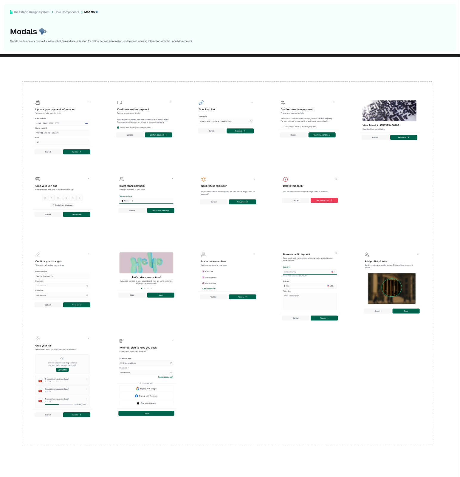 Overlays and navigation