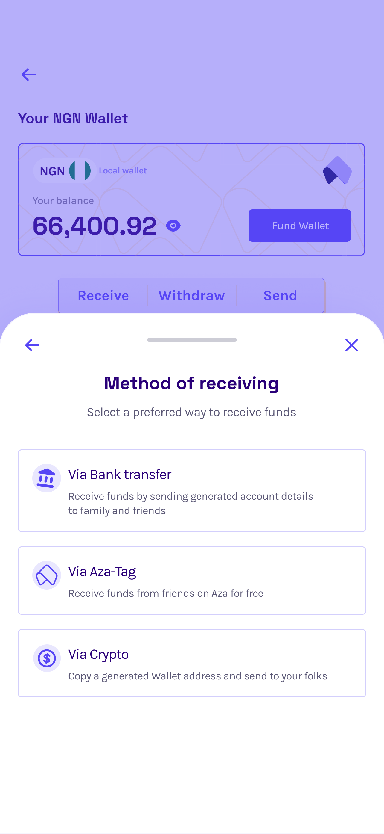 A dollar card without the borders — app screen 7